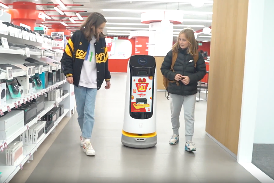 Robot de Servicio en restaurante